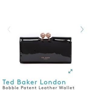 Ted Baker London Bobble Patent Leather Wallet